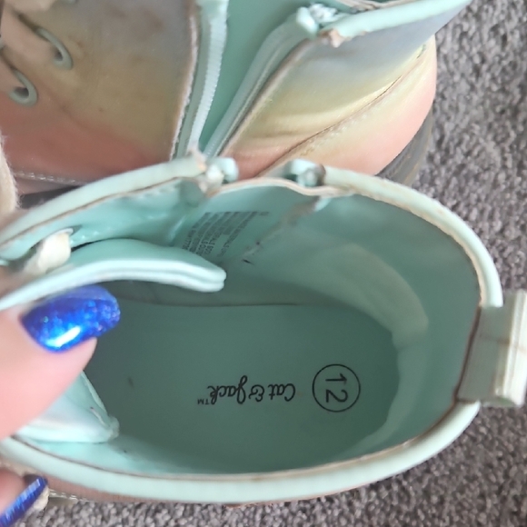 Kids Rainbow Lace-Up Boots - Picture 4 of 8